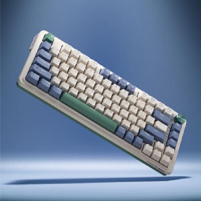 GAMEN Titan Pro (Blue) Mechanical Keyboard Hot Swappable Switch Gasket 81 Keys Feel RGB With Knob Anti Ghosting