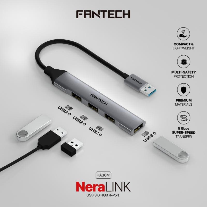 FANTECH NERALINK HA3041 USB HUB