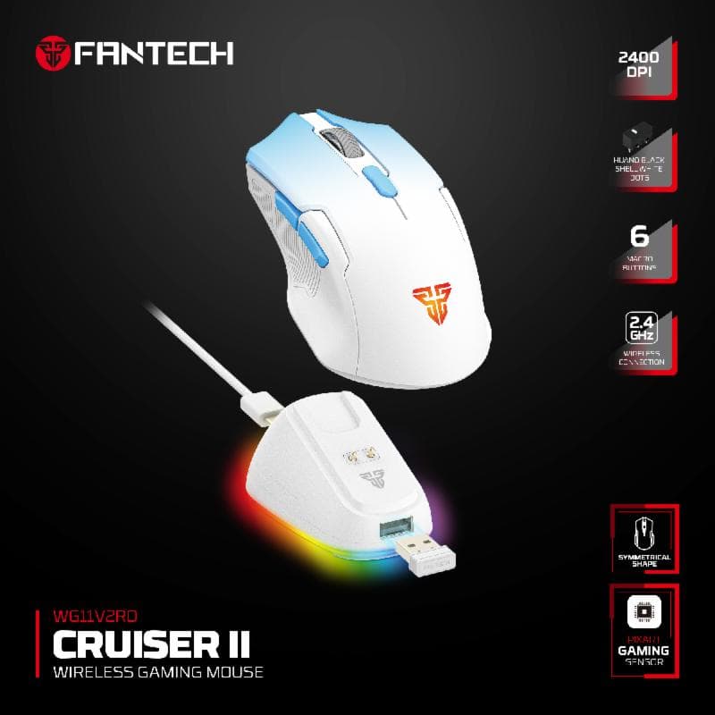 FANTECH CRUISER II WG11V2RD (BLUE) GAMING MOUSE