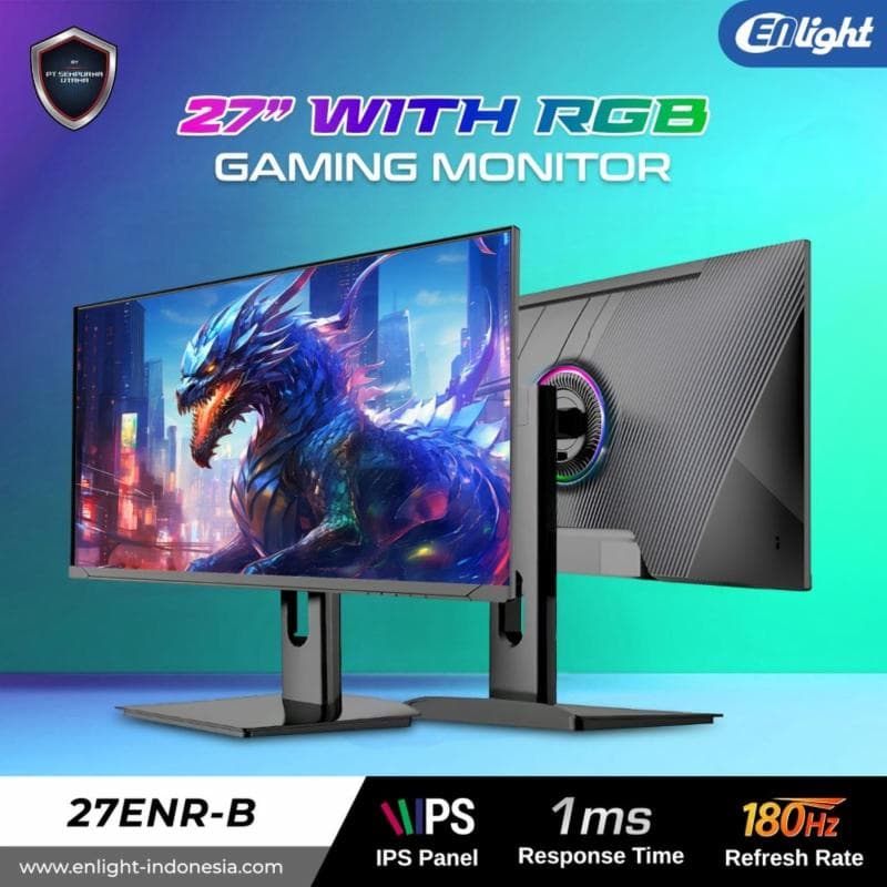 ENLIGHT 27ENR-B 27" 180Hz IPS with RGB Backlight Ergonomic
