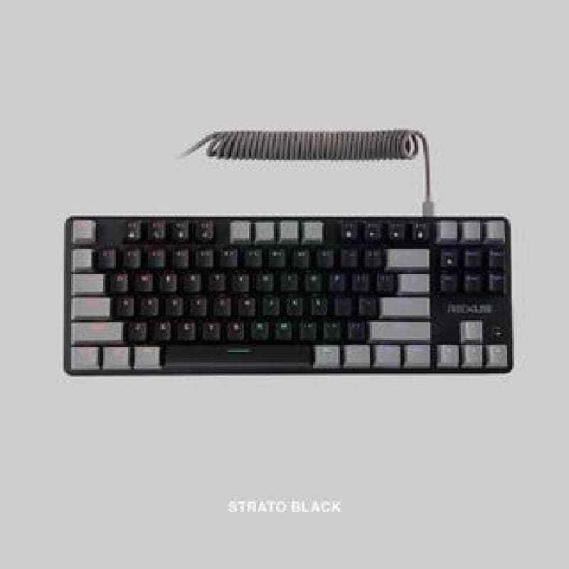 REXUS MX5.2 (BLACK-GREY / STRATO BLACK) BROWN SWITCH KEYBOARD MECHANICAL