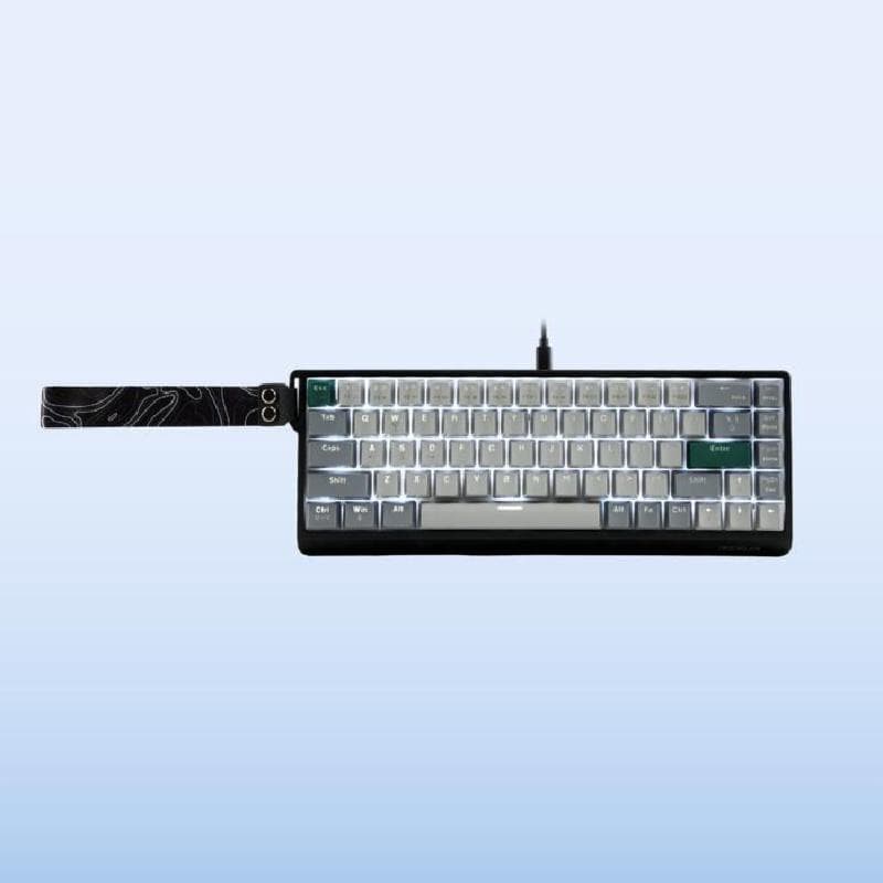 REXUS HEROIC KX3 V.2 (LIGHT GREY) RED SWITCH 68% MECHANICAL GAMING KEYBOARD