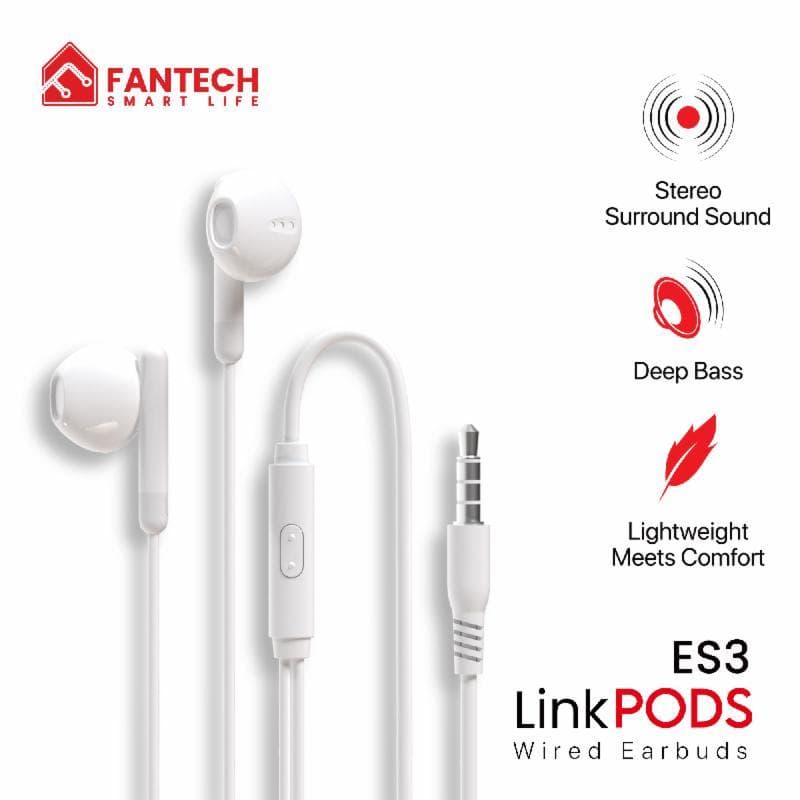 FANTECH ES3 LINK PODS EARPHONE WH (WHITE)