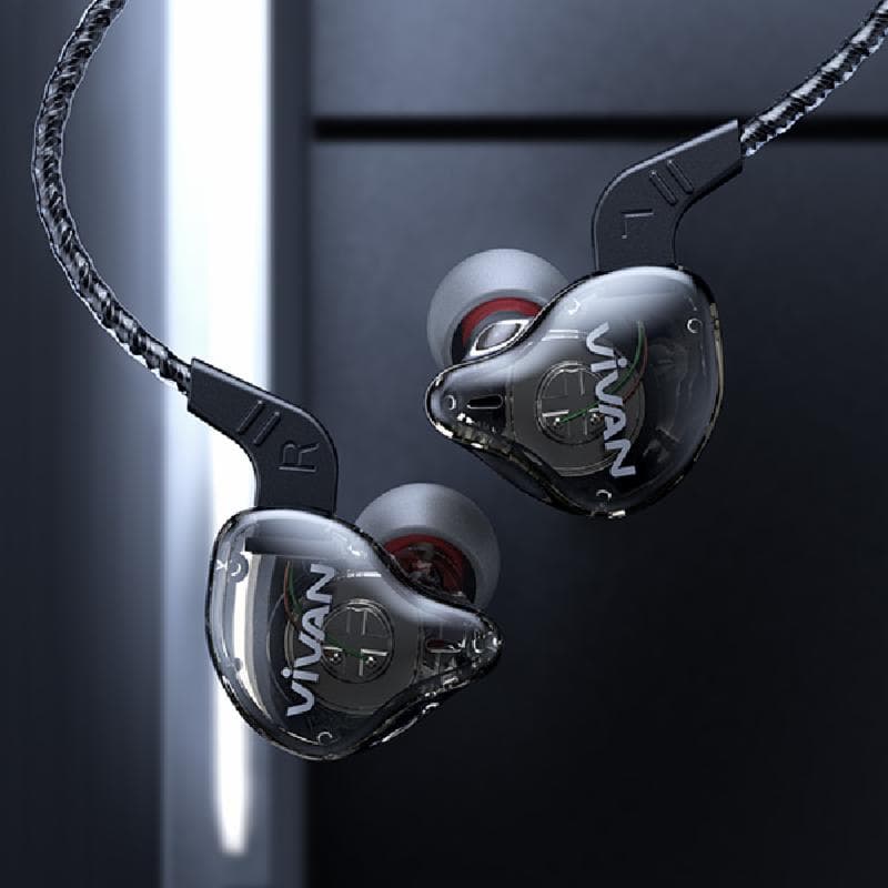 VIVAN Q15 Black Headset In Ear Stereo Powerfull Bass Wired