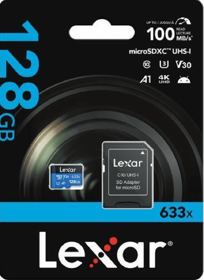 LEXAR 633X 128GB microSDXC 100/Mbs