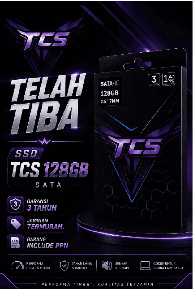 TCS 128GB SSD SATA III 2.5 INCH