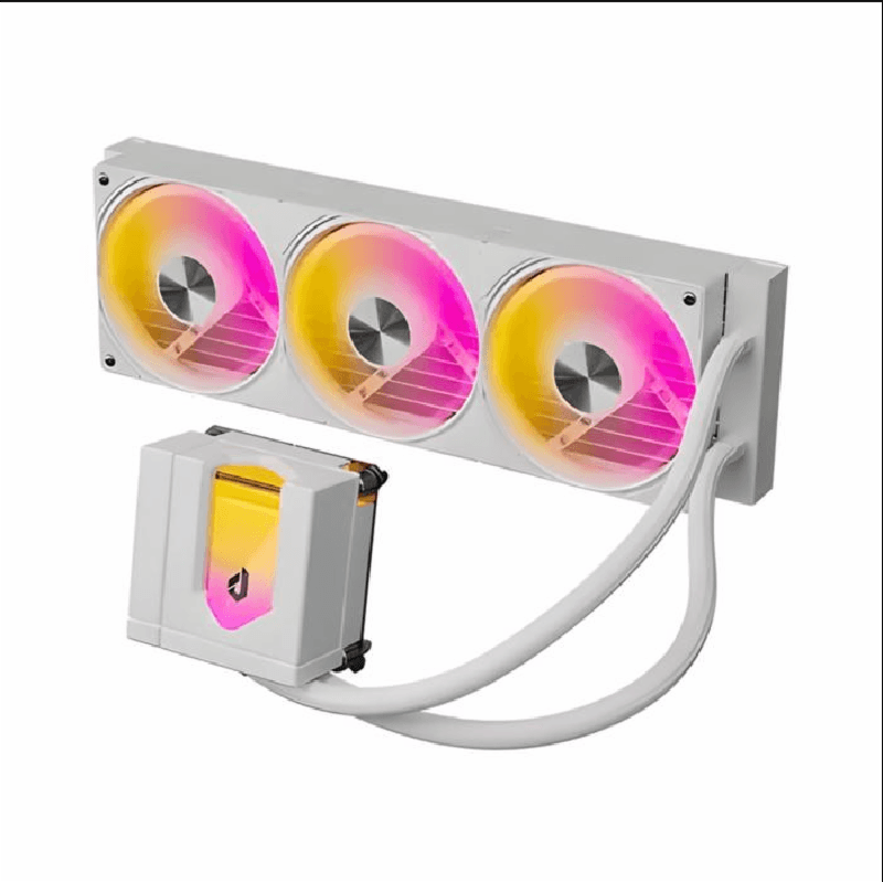 UPHERE E360TC ARGB WHITE Dual Look Magnetic Pump Cover CPU AIO Liquid Water Cooling (n)