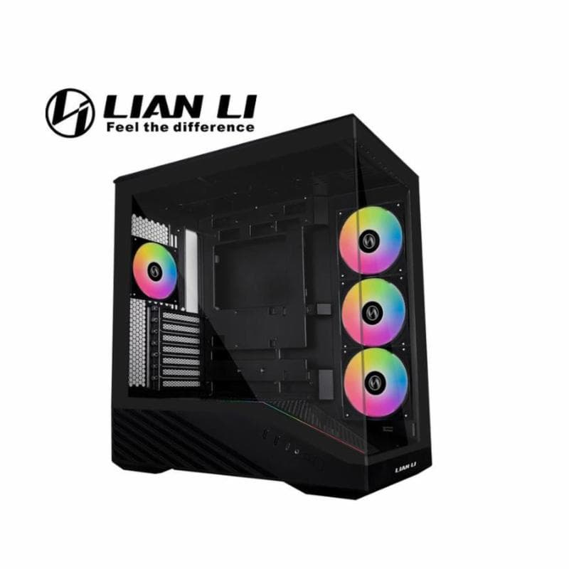 LIAN LI VECTOR V100R (BLACK) Tempered Glass - Aesthetics Mid Tower With Lighting Strip Gaming Case