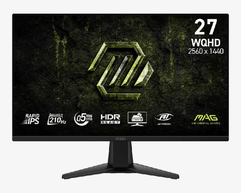 MSI MAG 275QF E21 27 Inch 2K WQHD 1440P IPS 210Hz 0.5ms