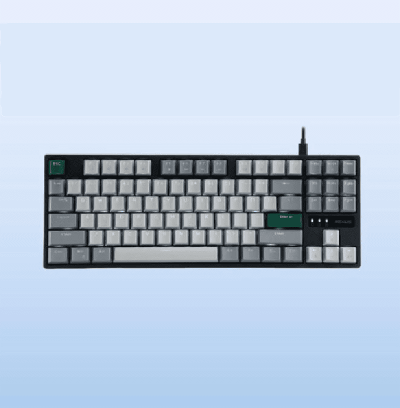 REXUS KX4 V.2 (LIGHT GREY) BROWN SWITCH KEYBOARD GAMING MECHANICAL