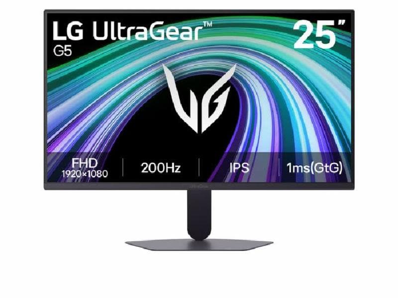 LG UltraGear 25G523B-B G5 25" FHD IPS 200Hz 1ms Gaming Monitor
