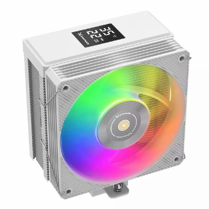 FPMAX F-400 ARGI (White) CPU Cooler ARGB With Display
