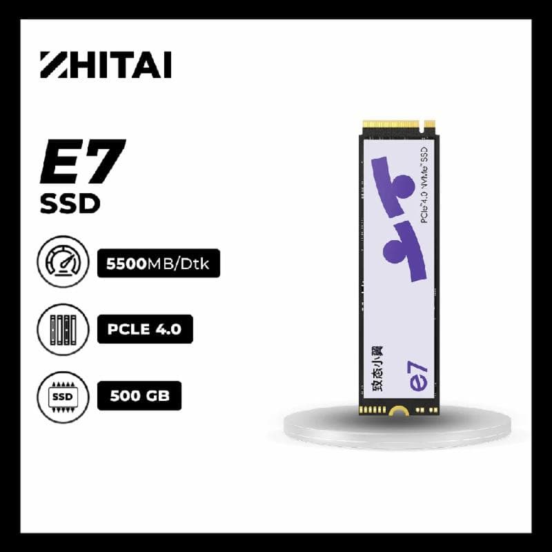 ZHITAI E7 500GB PCIe 4.0 NVMe M.2 5.500 Mb/s