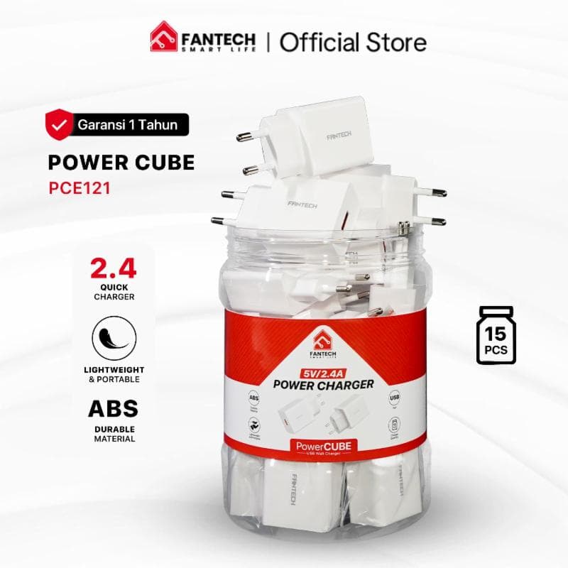 FANTECH POWER CUBE PCE121 CHARGER WHITE