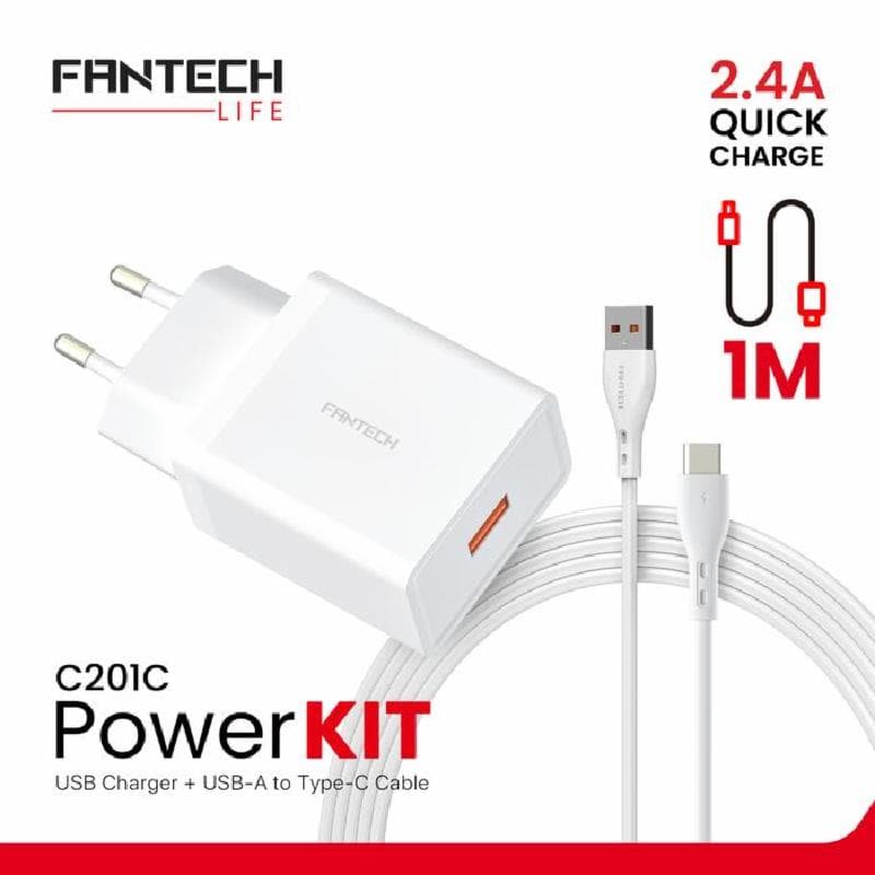 FANTECH POWER KIT C201C CHARGER WHITE