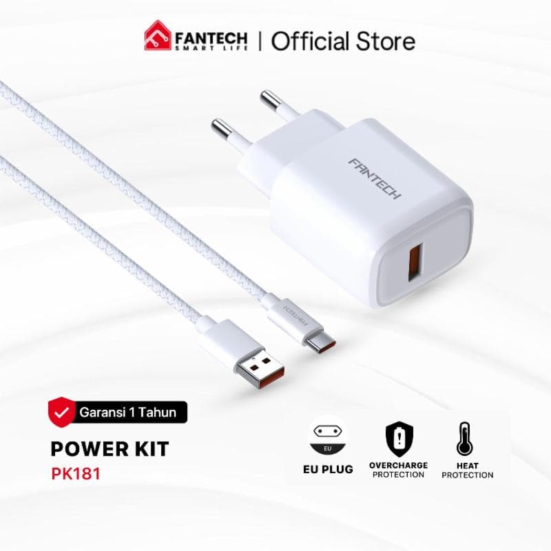 FANTECH POWER KIT PK181 AC CHARGER WHITE