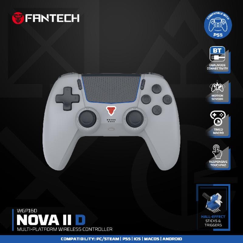 FANTECH NOVA II D WGP16D (GREY) GAMEPAD