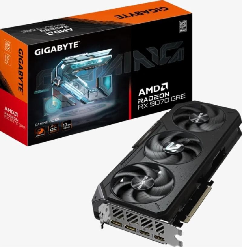 GIGABYTE RADEON RX 9070 GRE GAMING OC 12G GDDR6
