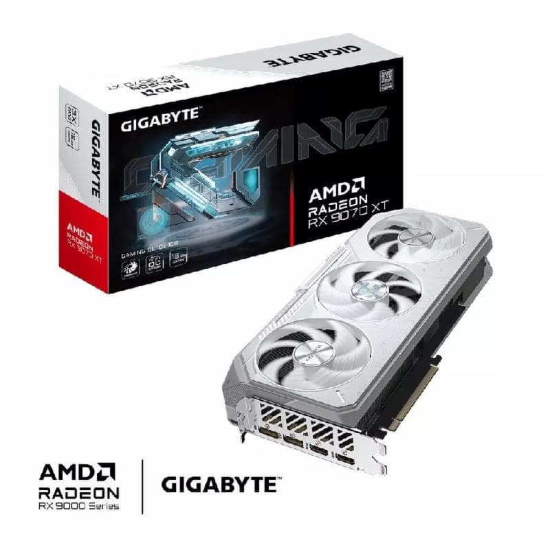 GIGABYTE RADEON RX 9070 XT GAMING OC ICE 16G GDDR6