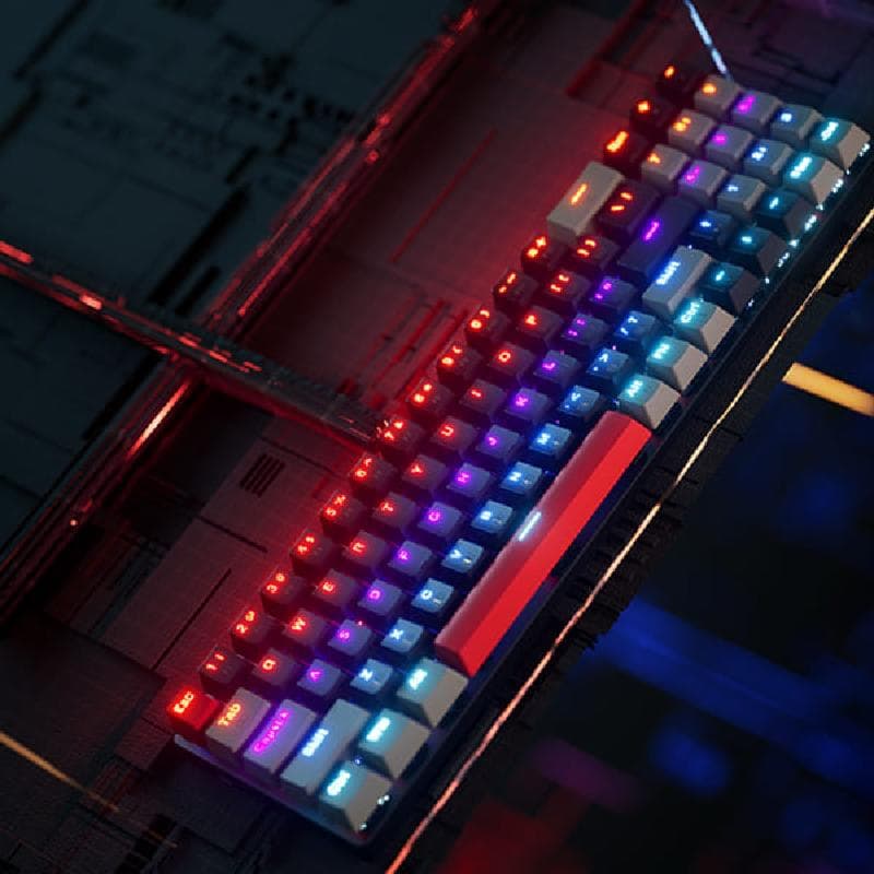 GAMEN TITAN ELITE (Black) Blue Switch Mechanical Keyboard RGB Light 78% Layout