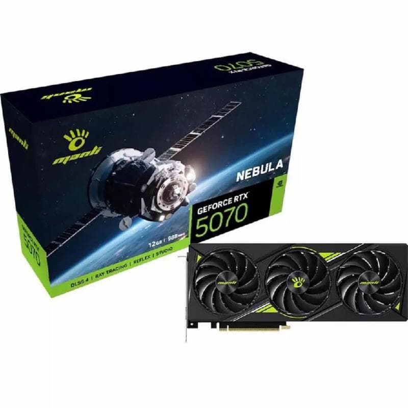 MANLI NEBULA GeForce RTX 5070 12GB GDDR7 TRIPLE FAN