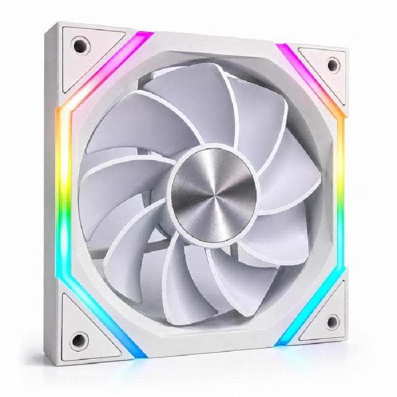 JUNGLE LEOPARD GALAXY 120 ARGB (WHITE) REVERSE 120mm PWM Fan