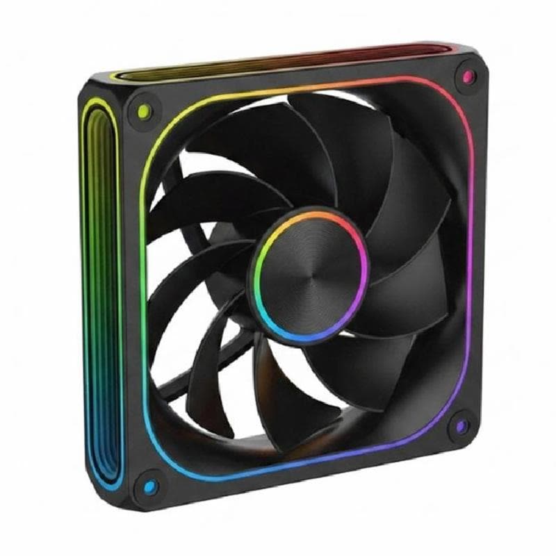 JUNGLE LEOPARD TF120 ARGB (BLACK) REVERSE 120mm PWM Fan