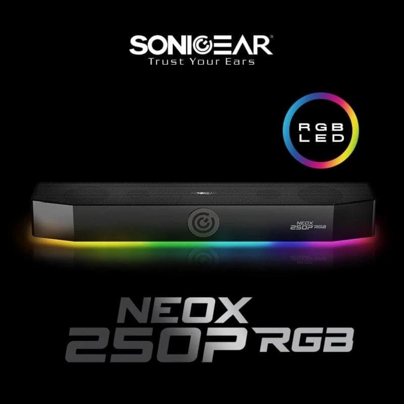 SonicGear Neox 250P RGB Speaker Bluetooth 20W RGB Lightning Effect SoundBar
