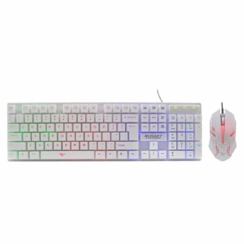 ALCATROZ XCRAFT XC1000 (White) USB Keyboard Mouse