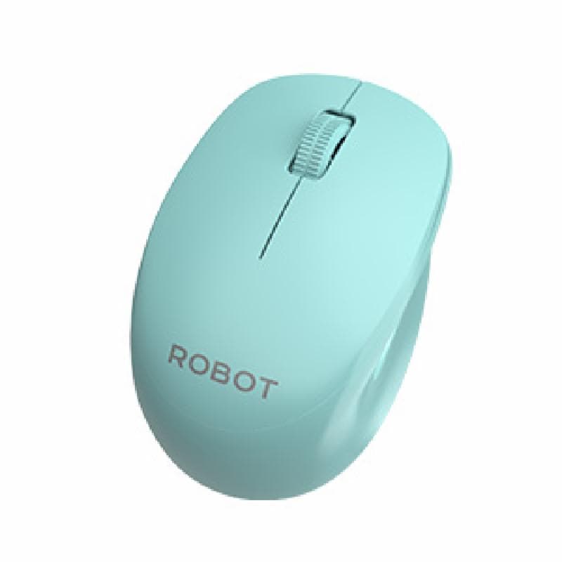 ROBOT M210S (Green) Mouse Wireless 2.4GHz 1600DPI Silent