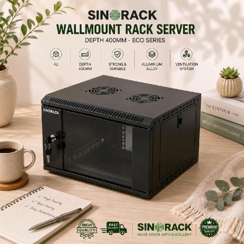 SINORACK ECO LIGHT V400 SN-K4509U 9U (400*530*450MM) 1FAN