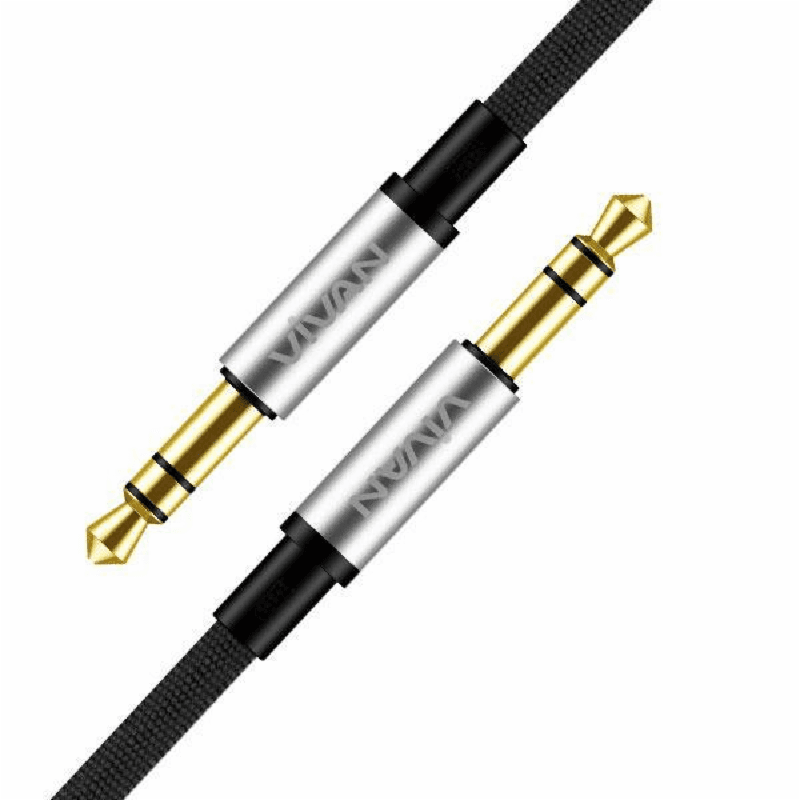 VIVAN AUX01 (Black) 1m Kabel Audio AUX 3.5mm
