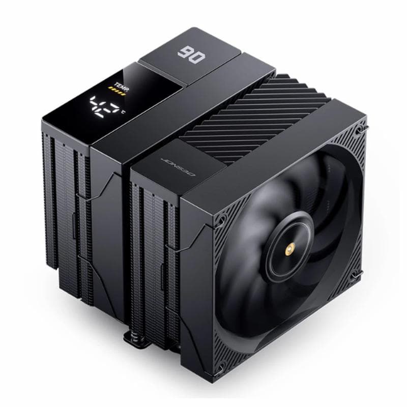 JONSBO CC90 Digital All Black (Intel/AMD Dual Tower 120/130mm 6Heatpipe 285W Air Cooler)