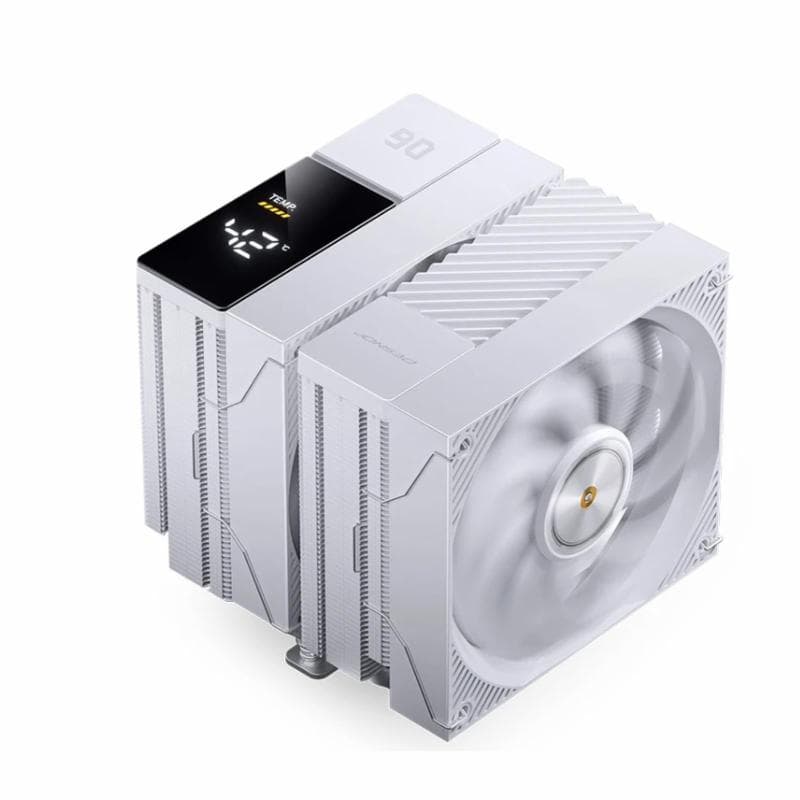 JONSBO CC90 Digital All White (Intel/AMD Dual Tower 120/130mm 6Heatpipe 285W Air Cooler)