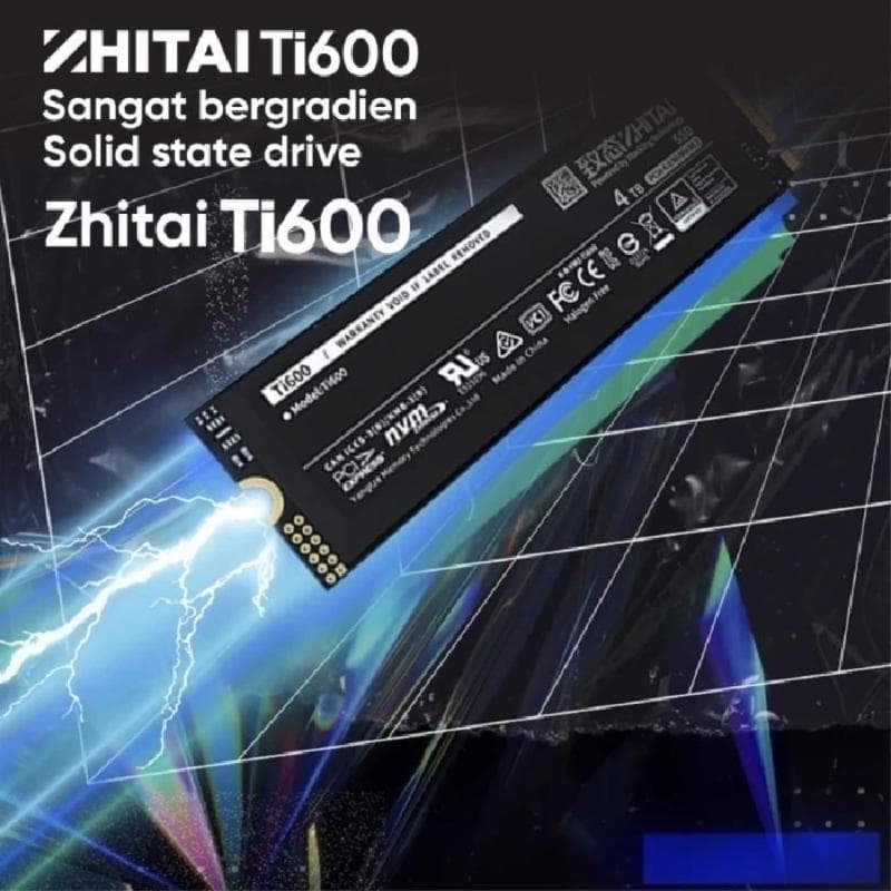ZHITAI Ti600 1TB PCIe 4.0 NVMe M.2 7.000 Mb/s