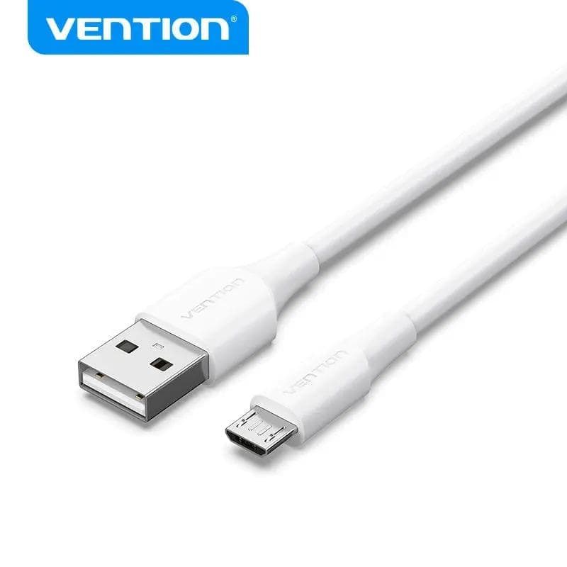 VENTION CTIWH USB 2.0 A Male to Micro-B Male 2A Cable 2M White