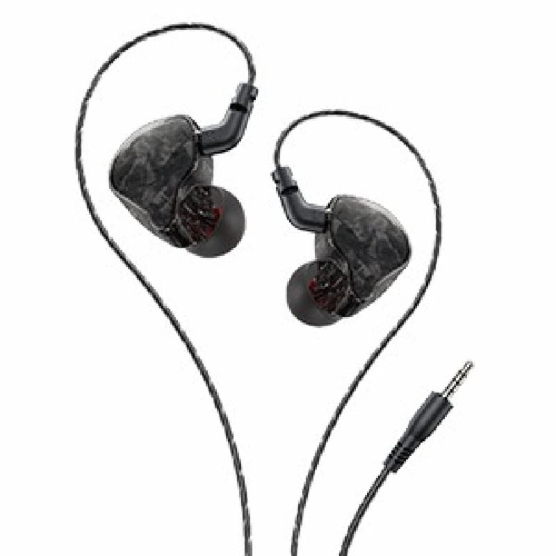 ROBOT RE320H (Black) Earphone In-Ear HiFi Bass Ultra with Mic